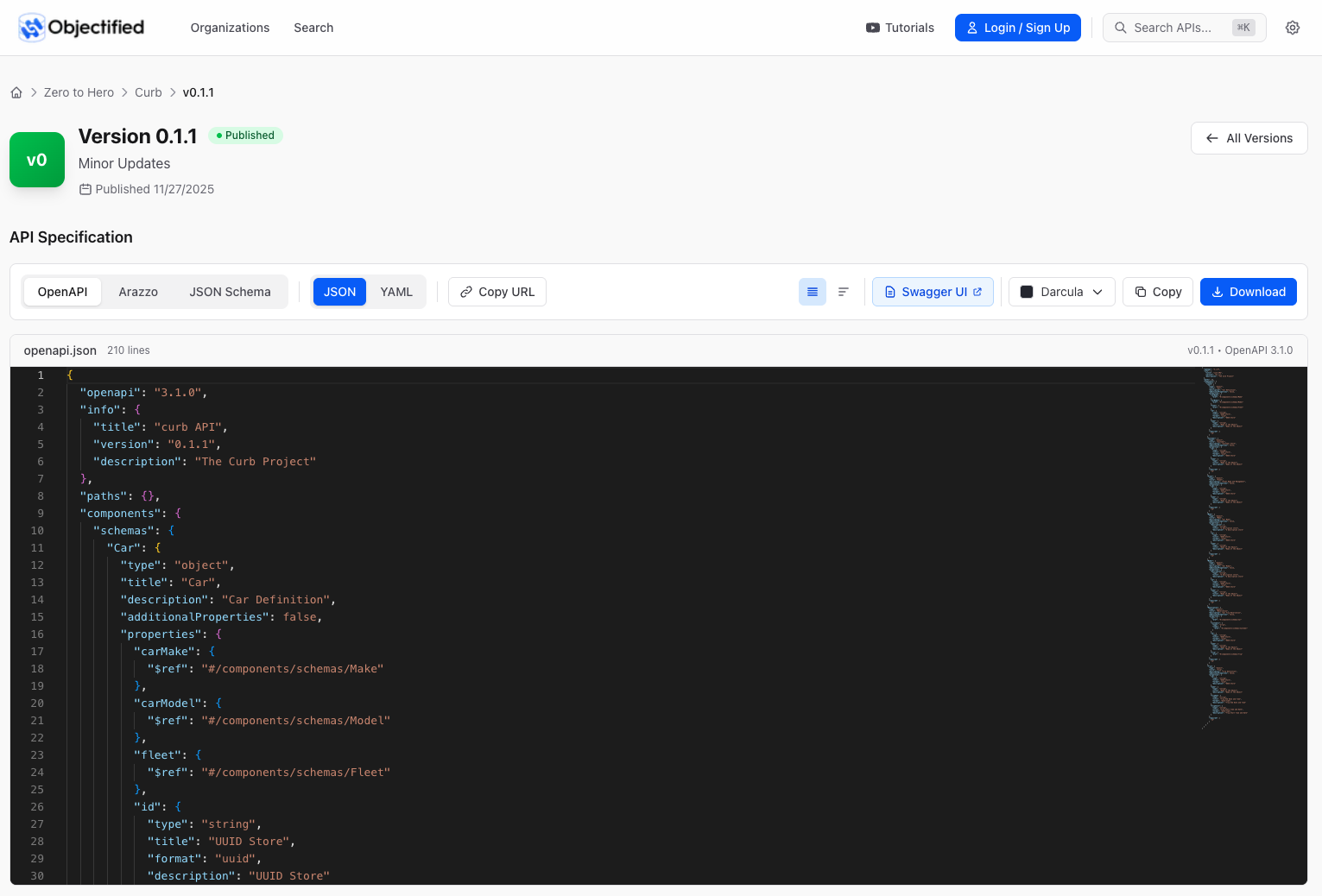Public API Browser — explore OpenAPI specifications