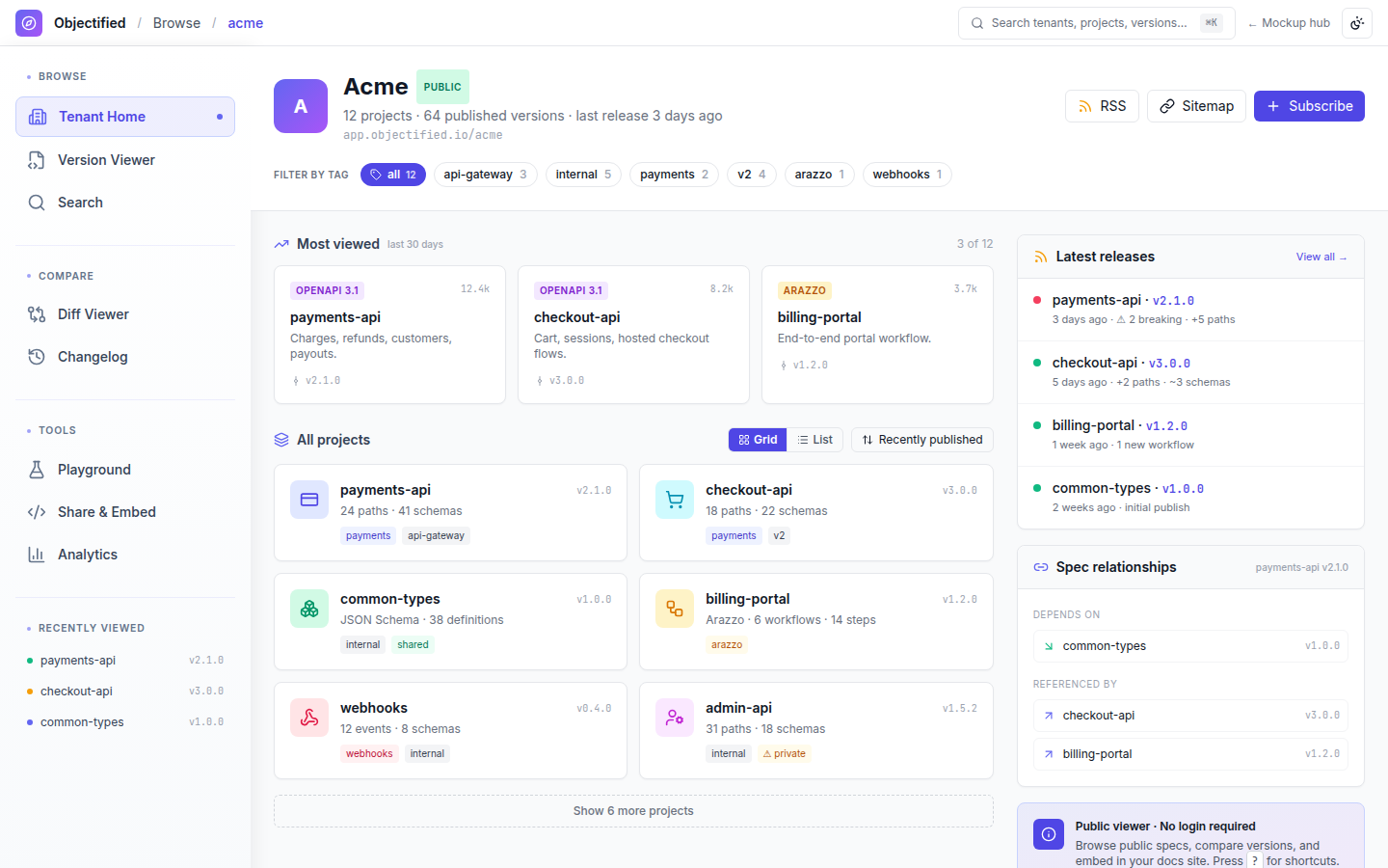 Objectified Browser preview