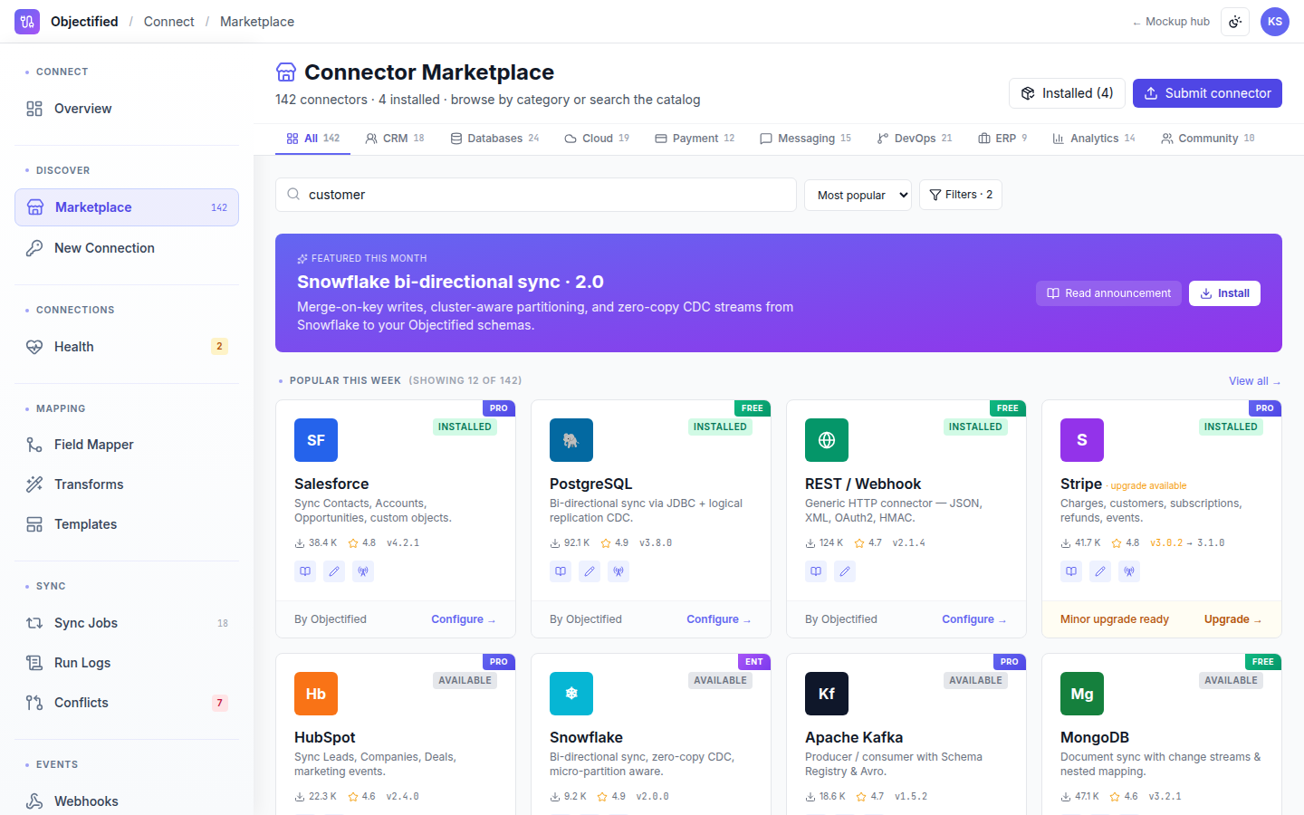 Connect — Marketplace